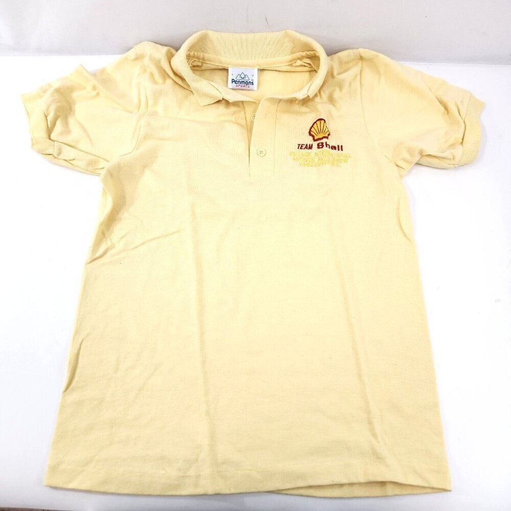 Team Shell Vtg Int'l Antique Auto Show T-Shirt Vancouver BC Penmans Womens Small